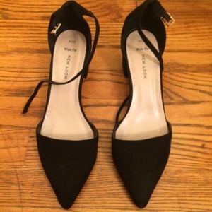 New Look Wide Fit Ankle Strap Block Heel Pumps